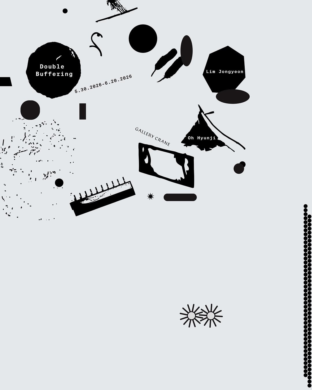 soihong 게시물 이미지: 〈Double Buffering〉 Exhibition Poster, 2026