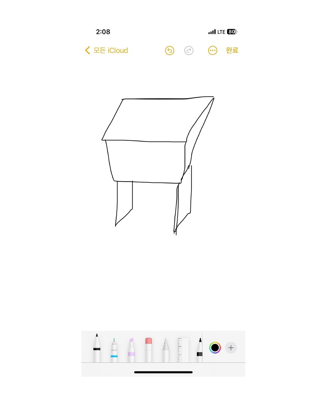 Photo by 홍소이 Soi Hong on February 19, 2026. May be a graphic of floor plan, crossword puzzle, poster and text that says '2:08 < <모든 모든 iCloud .ll LT LTE 80 완료'.
