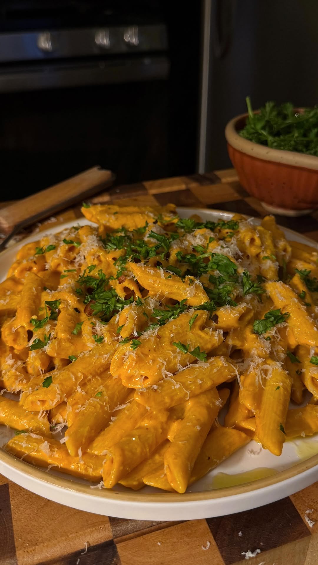 sokos.kitchen 게시물 이미지: SPICY PUMPKIN PENNE ALLA VODKA—a classic pasta...
