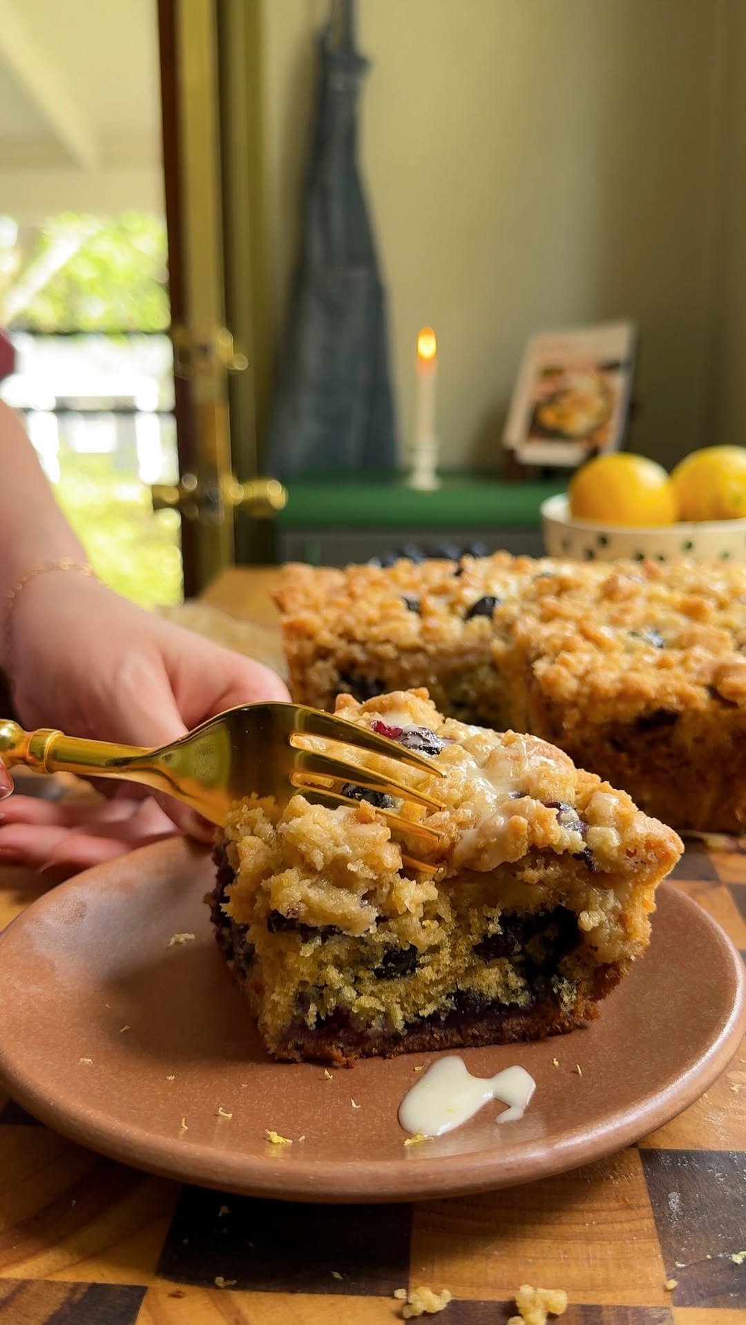 sokos.kitchen 게시물 이미지: happy spring!! here’s a lemon blueberry coffee...