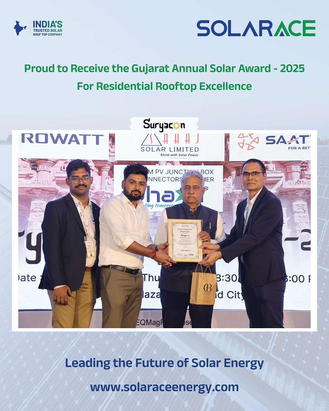 solarace_energy 게시물 이미지: This isn’t just an Award. It’s a promise...