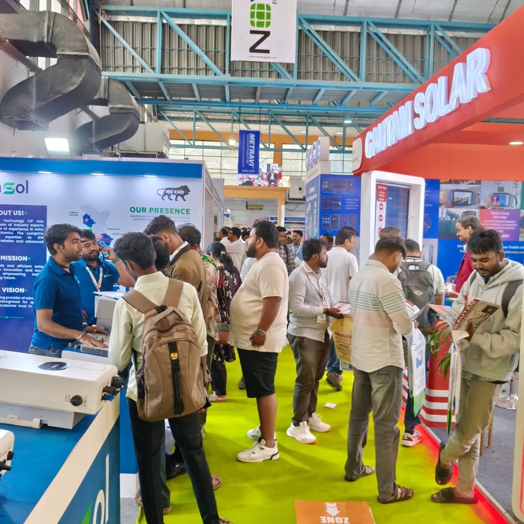 Photo shared by EPS ENERGY EXPO on November 28, 2025 tagging @solarismypassion, and @industrialoutlook. May be an image of generator, printer, air conditioner, cash machine and text.