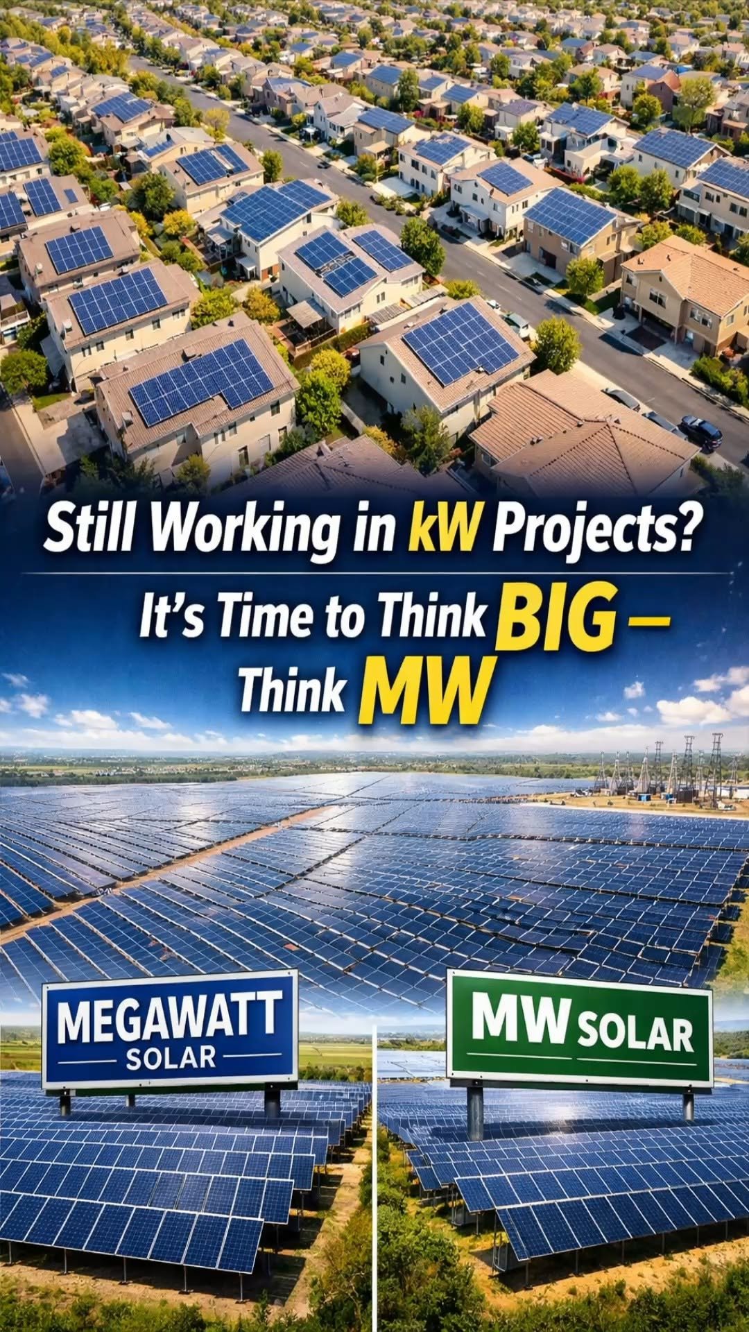 solarismypassion 게시물 이미지: Thinking about MW solar projects but unsure...