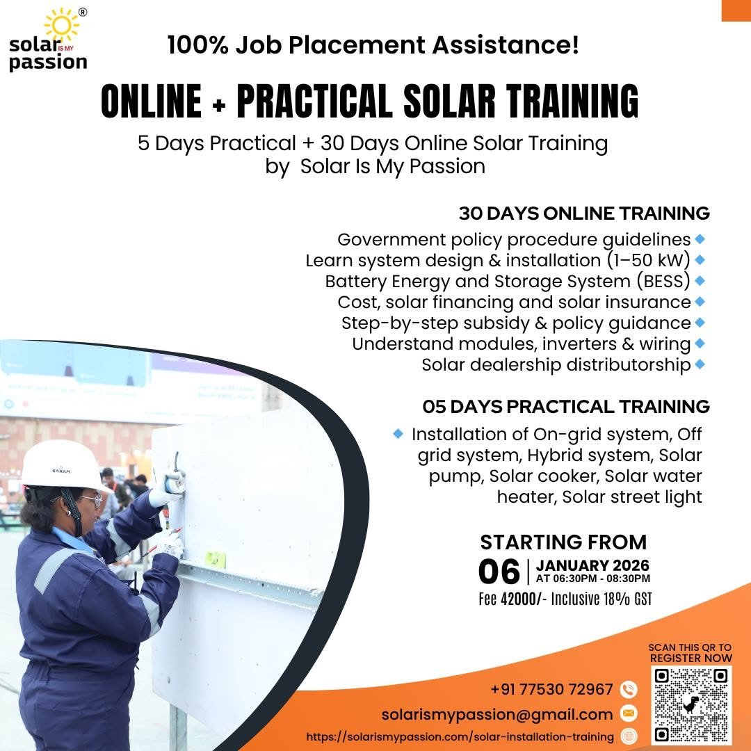 Photo by Solar Is My Passion | Mentor | Content Creator on November 29, 2025. May be an image of generator and text.