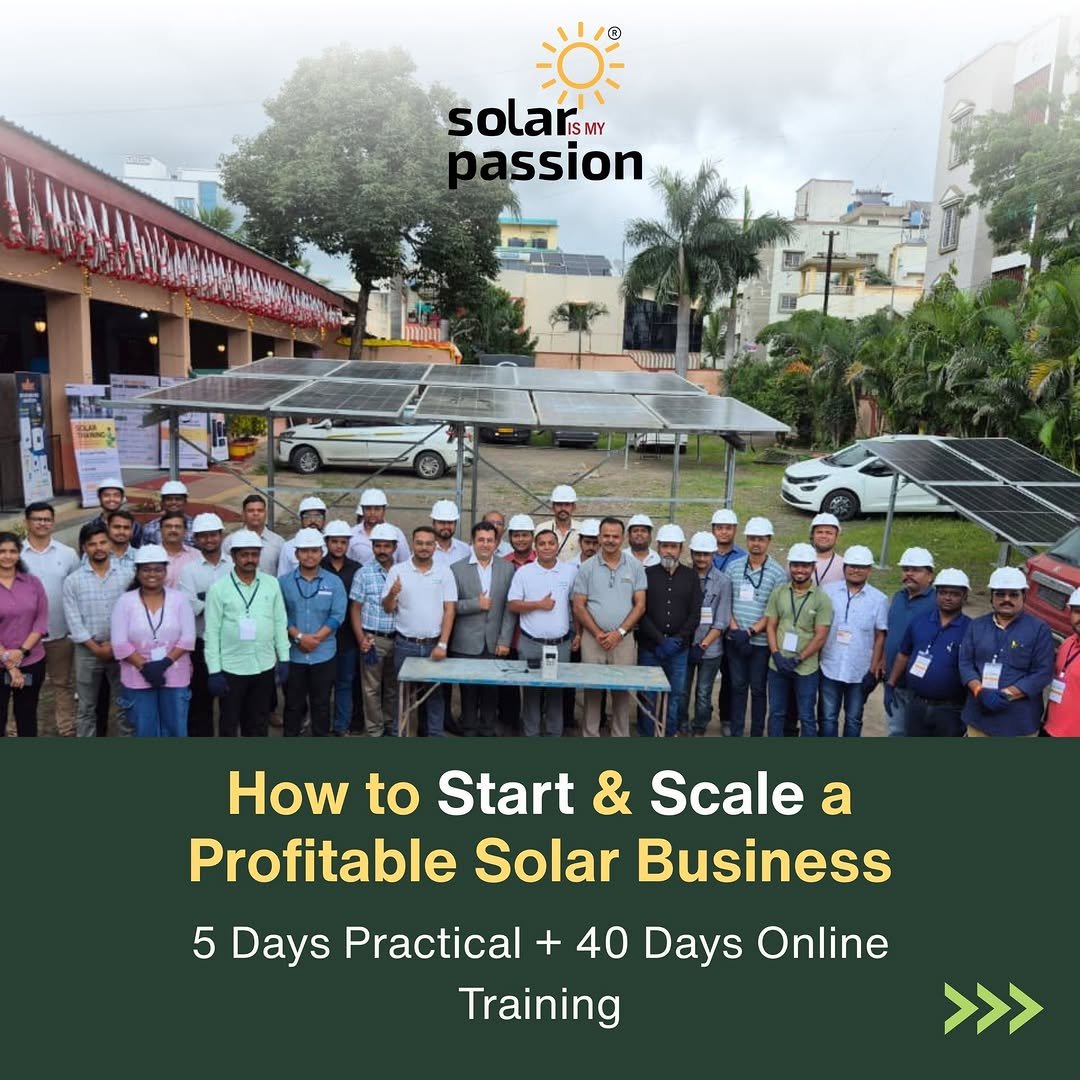 Photo by Solar Is My Passion | Mentor | Content Creator on January 03, 2026. May be an image of text that says 'solars ISMY passion ប្ណាសាប How to Start & Scale a Profitable Solar Business 5 Days Practica + 40 Days Online Training >>>'.