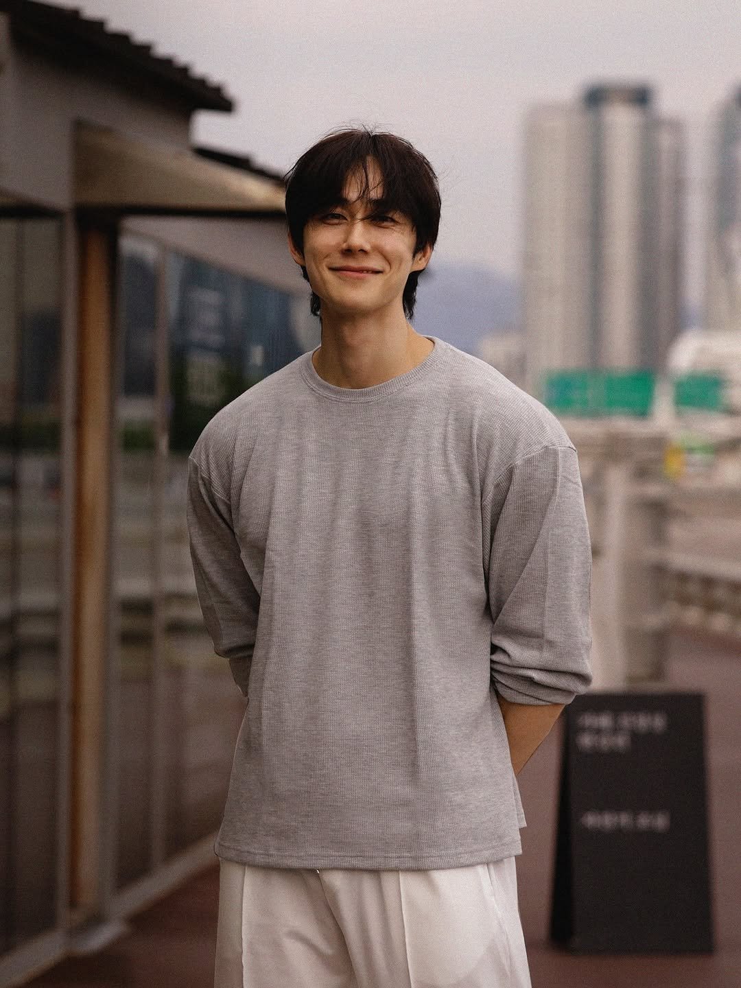 Photo shared by 박솔빈 on September 18, 2025 tagging @rvd_kr. May be an image of 1 person, bangs, top and text.