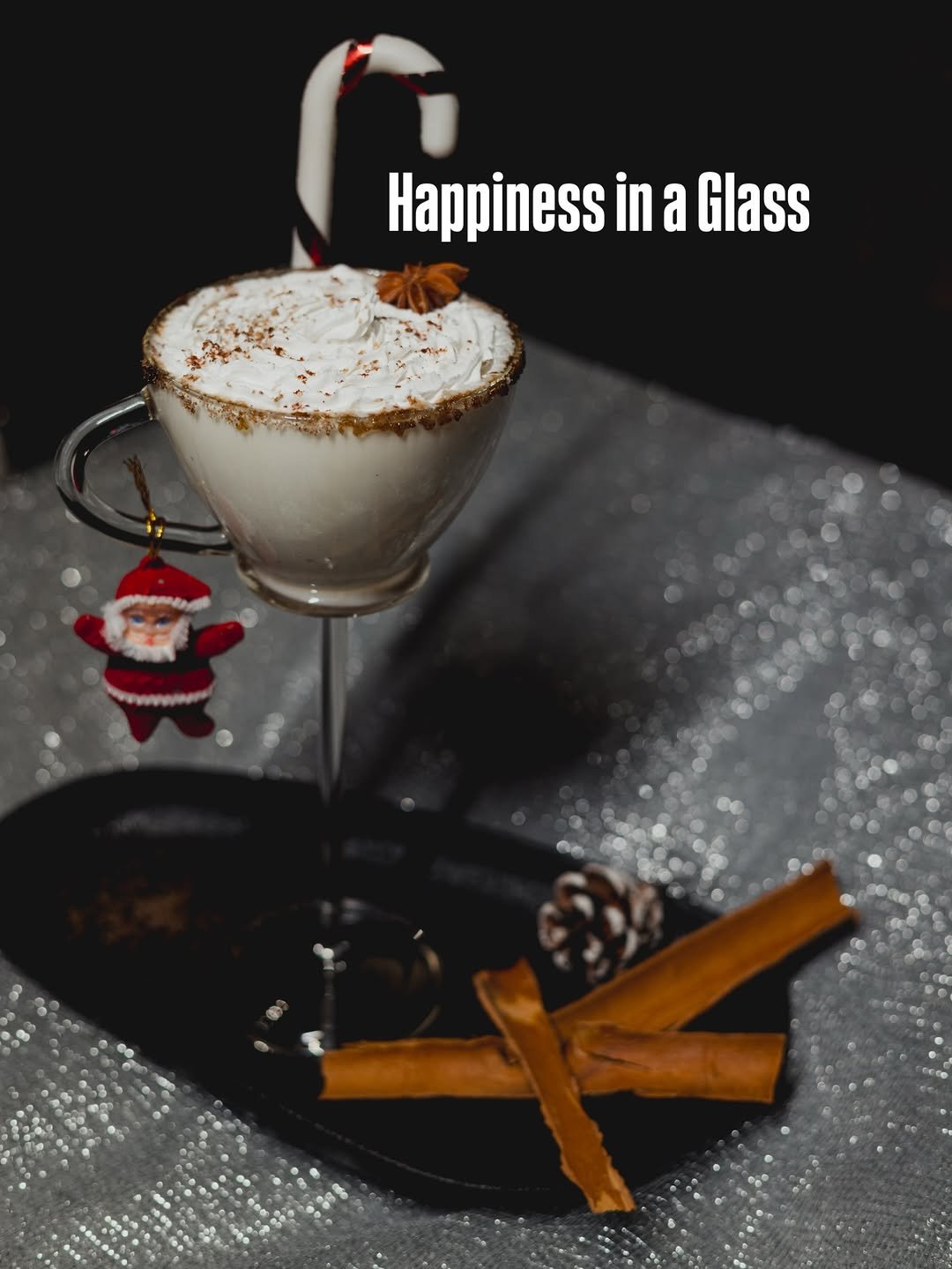 Photo by Someplace Else, Mumbai on December 26, 2025. May be an image of cocktail and text that says 'Happiness in a Glass'.