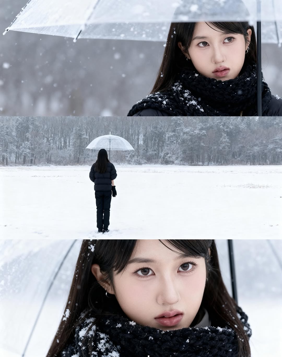 Photo by 송대표 • 송혜민 | 돈이 되는 콘텐츠💸 on October 31, 2025. May be an image of duffle coat, parka, parasol, umbrella, outdoors and text.