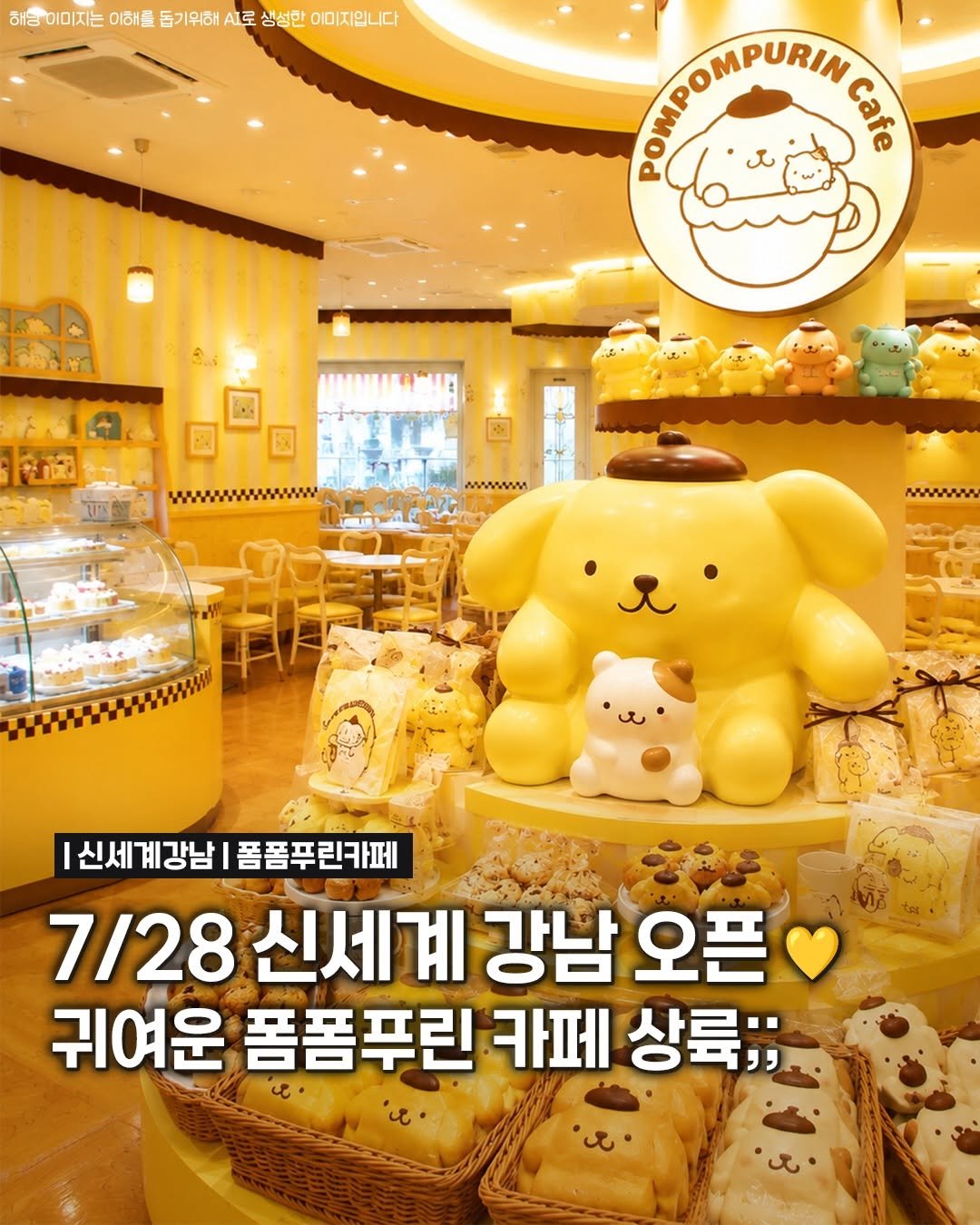 songpa99 게시물 이미지: 💛 산리오 덕후들 7월에 강남 가야 하는 이유

드디어 폼폼푸린 베이커리...
