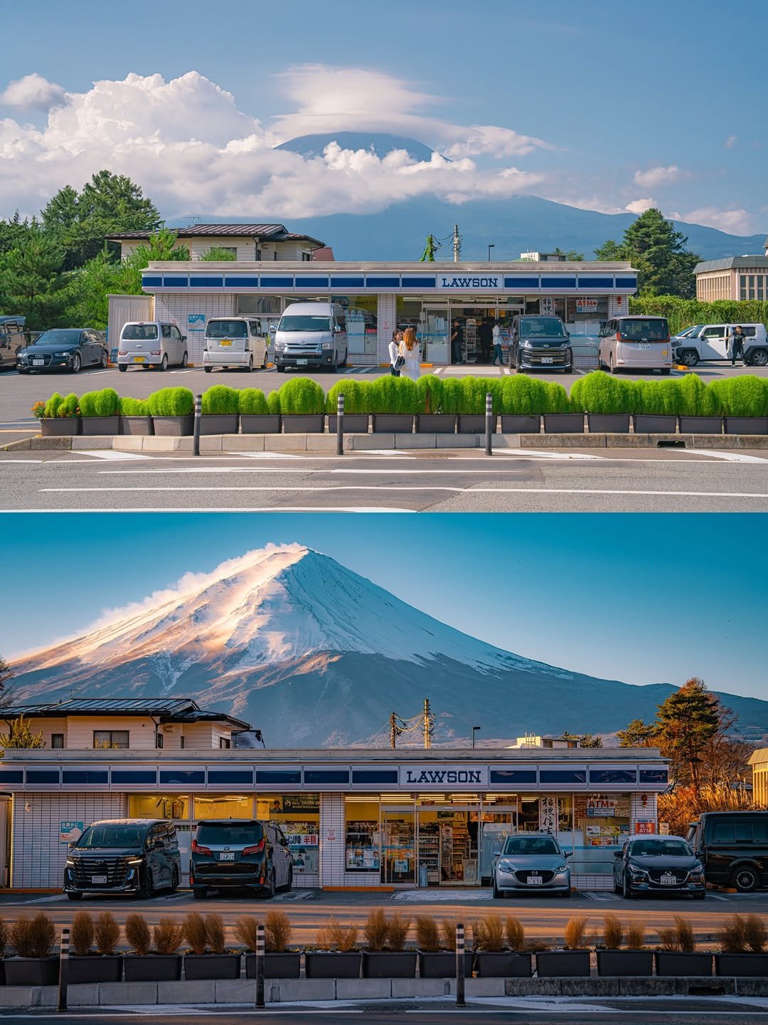 soni_tokyo 게시물 이미지: 🗻 여름 시기의 후지산은 눈이 없고, 구름이 자주껴서 선호하지 않는 여행지에요....