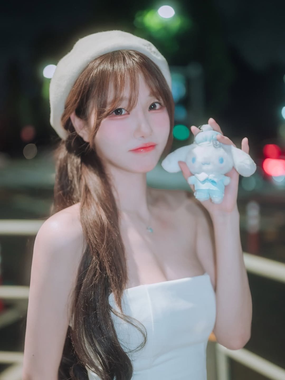 Photo shared by 수련 on September 04, 2025 tagging @_jbright__. May be an image of 1 person, hair, dress and text.