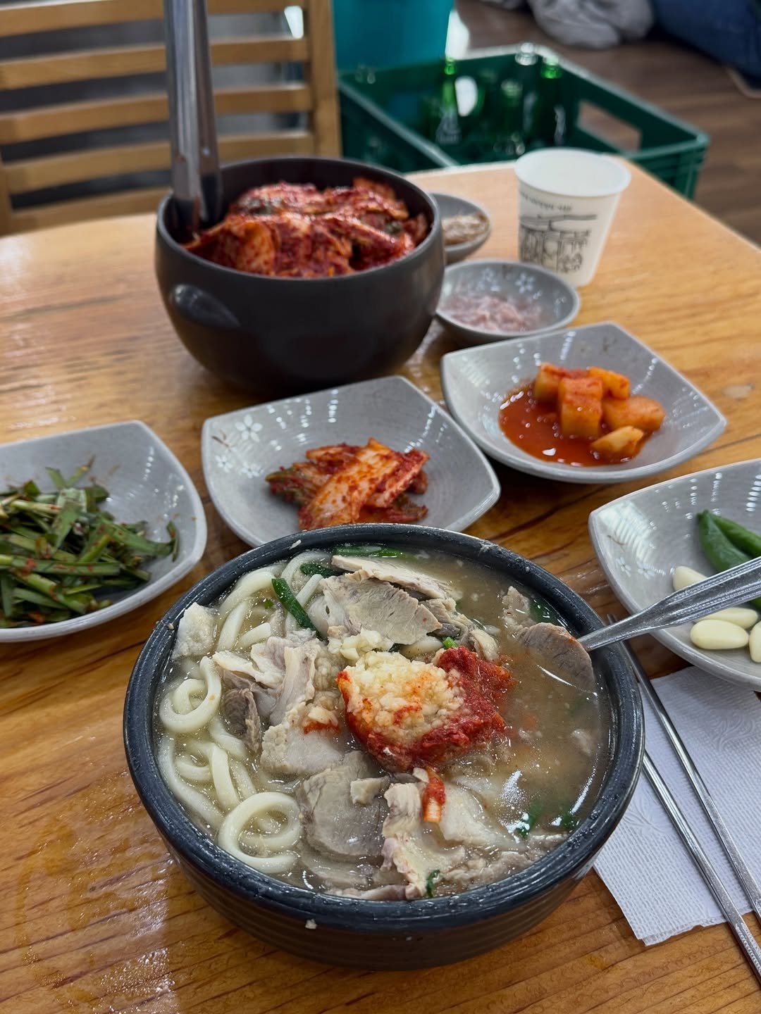 Photo by sookoh 수코 on March 03, 2026. May be an image of ramen, poached egg, chopsticks, noodles and text.