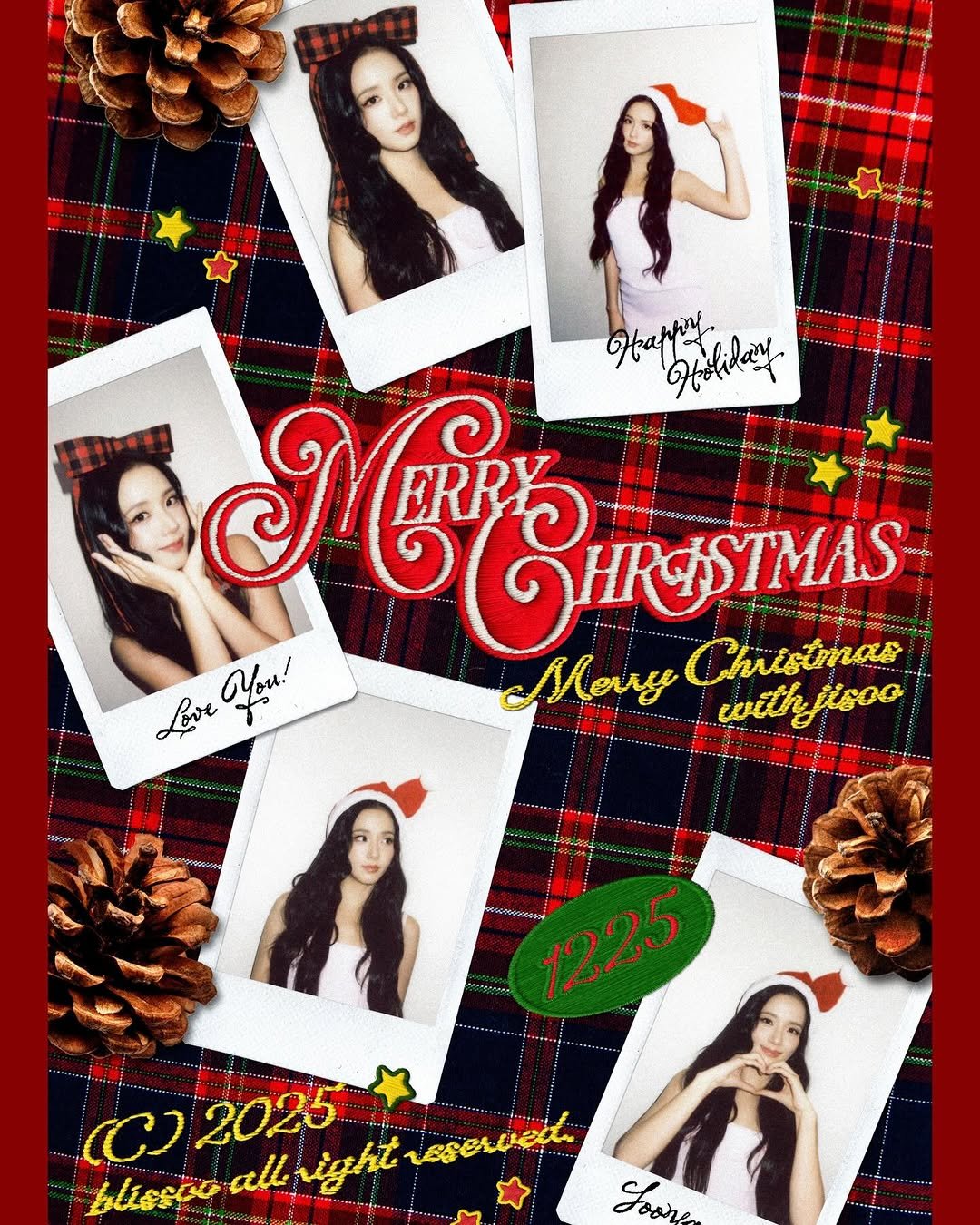 Photo by JISOO🪐 on December 24, 2025. May be an image of poster, magazine, card and text.