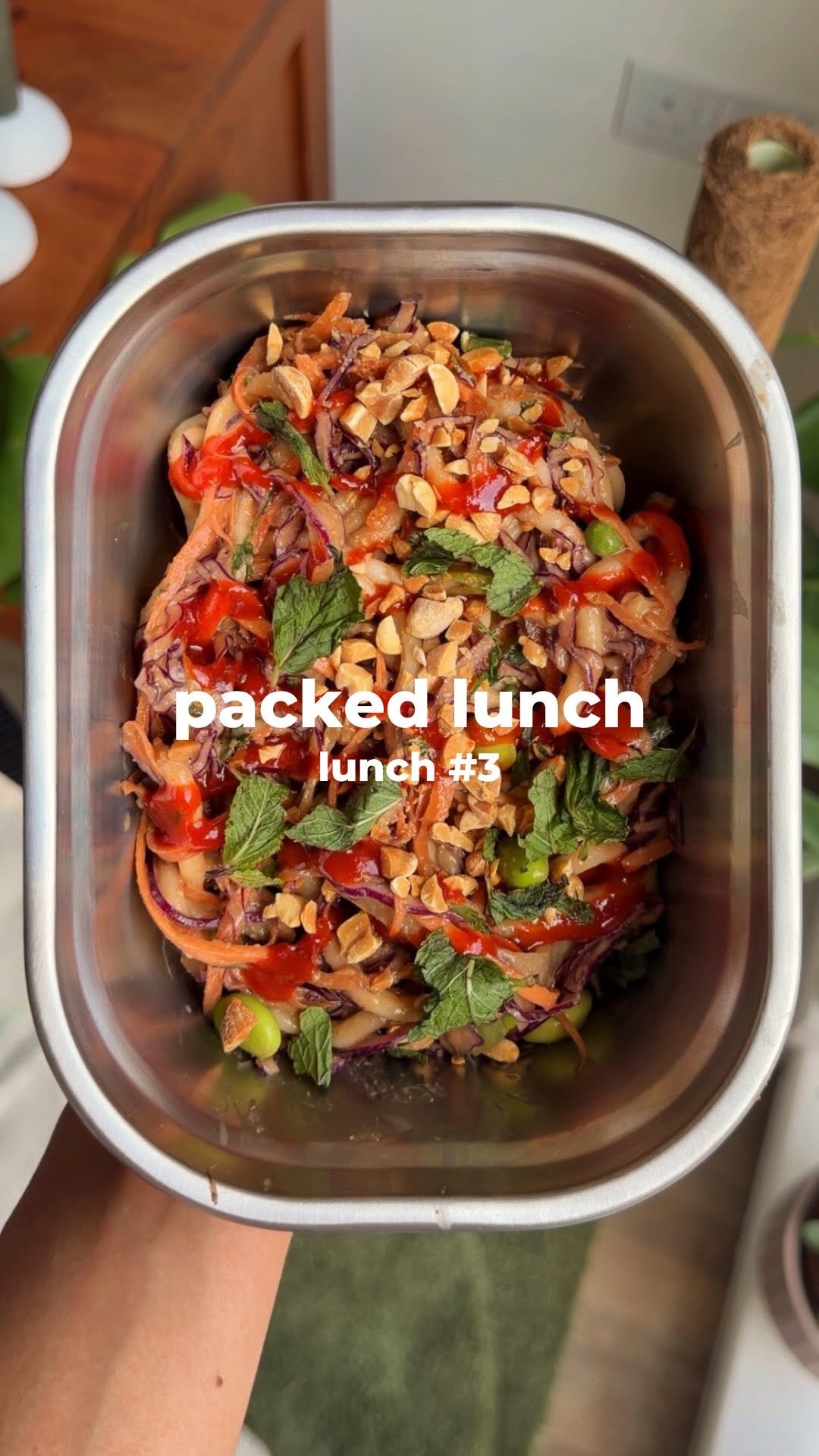 sophiethenutritionist 게시물 이미지: #5 PACKED LUNCH: cold peanut noodle salad...