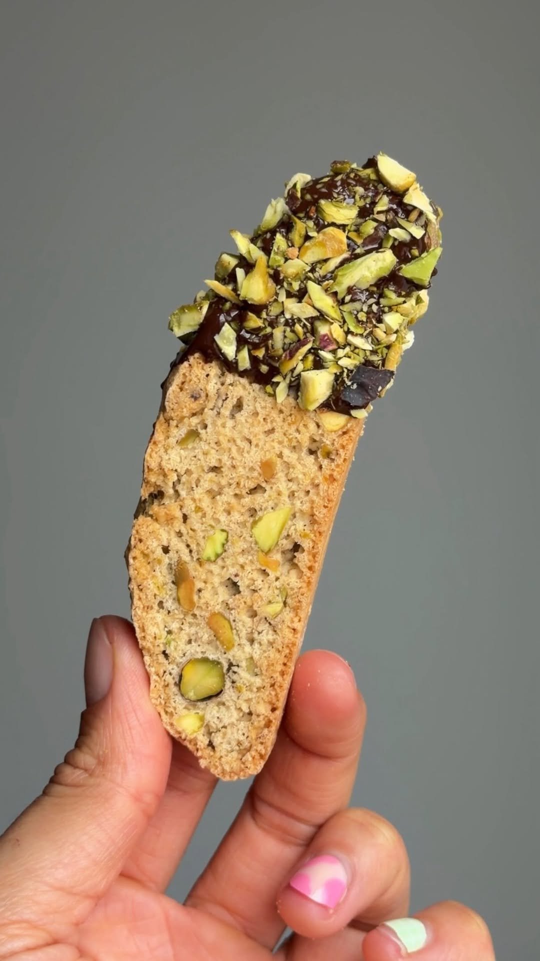 sophiethenutritionist 게시물 이미지: chocolate dipped pistachio biscotti from a...