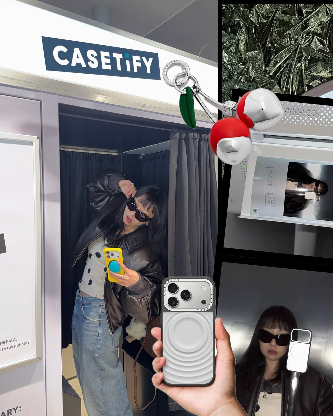Photo shared by soso🫧 Kim dayoung on January 28, 2026 tagging @casetify_kr. May be an image of ‎digital audio player, phone, tablet, videogame controller, telephone, portable cassette player, camera and ‎text that says '‎CASETIFY ה:כנן:נו CASETIRY E 에주세요. to tak#photos foral-photos ake photos to oto RY:‎'‎‎.