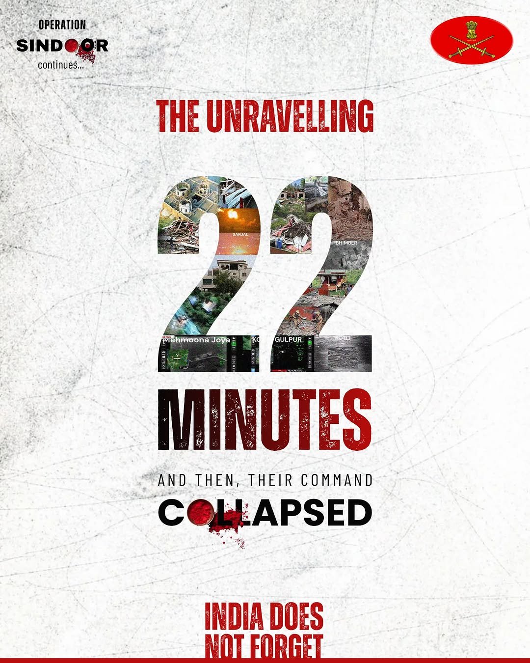 Photo shared by Indian Army on April 26, 2026 tagging @northerncomd_ia, @indianarmysoutherncommand, @westerncomd_ia, @southwesterncommand_indianarmy, and @vajracorps_indianarmy. May be a graphic of wrist watch, newspaper, book, magazine, poster and text.