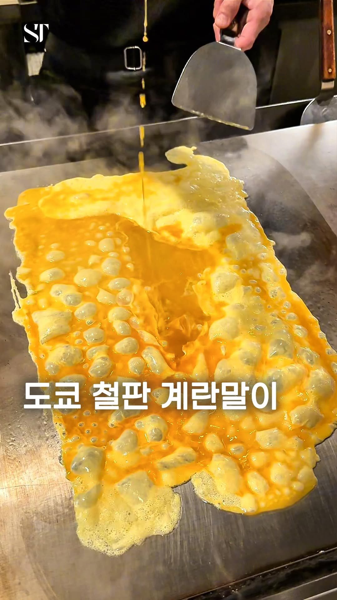 space_tamnik 게시물 이미지: 철판에서 뛰어난 스킬로 만드는 촉촉한 계란말이🐣
틀없이 완벽하게 모양을 잡는...