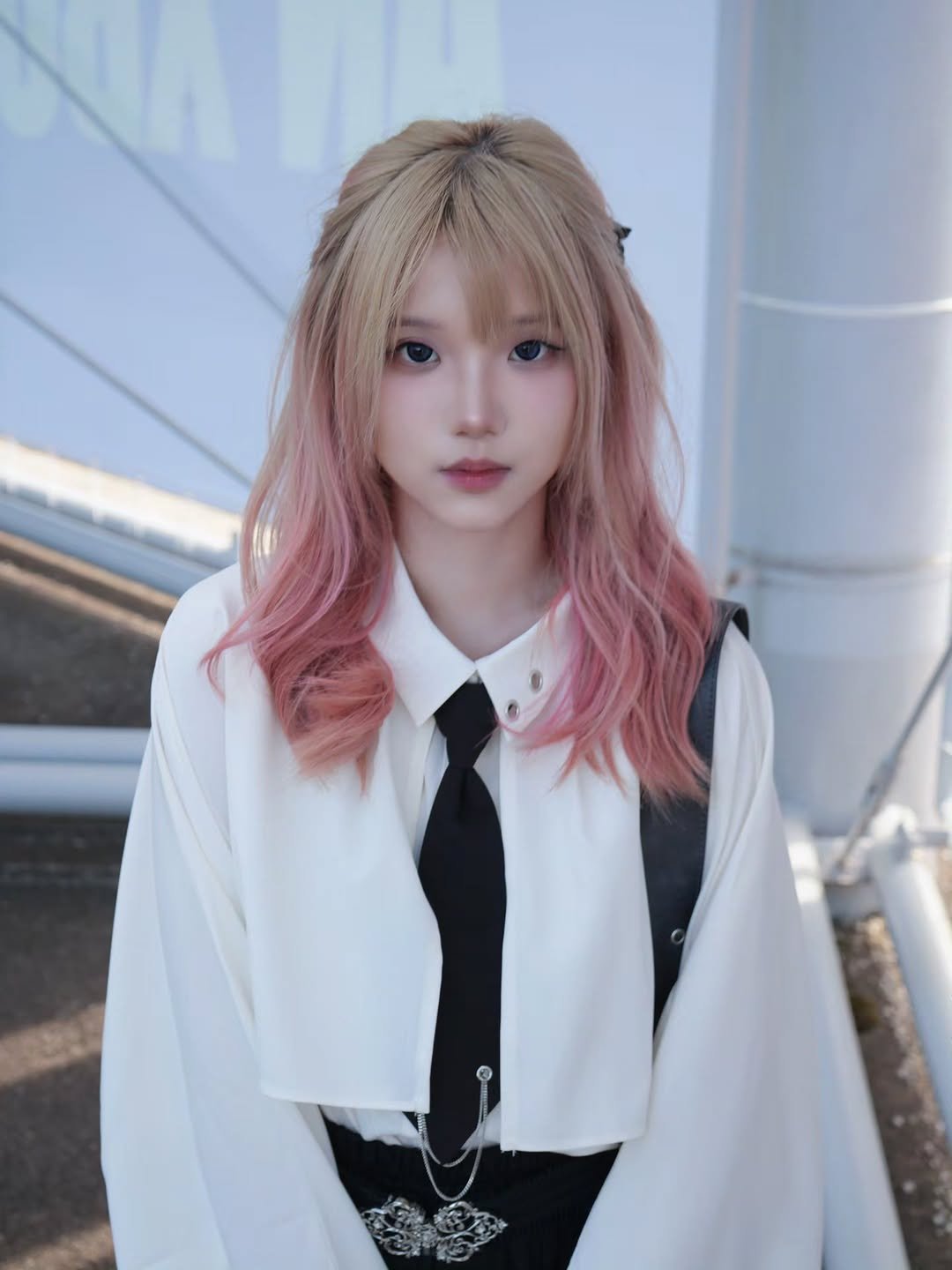 Photo by spicyuuu on November 15, 2025. May be a closeup of one or more people, hair and text.