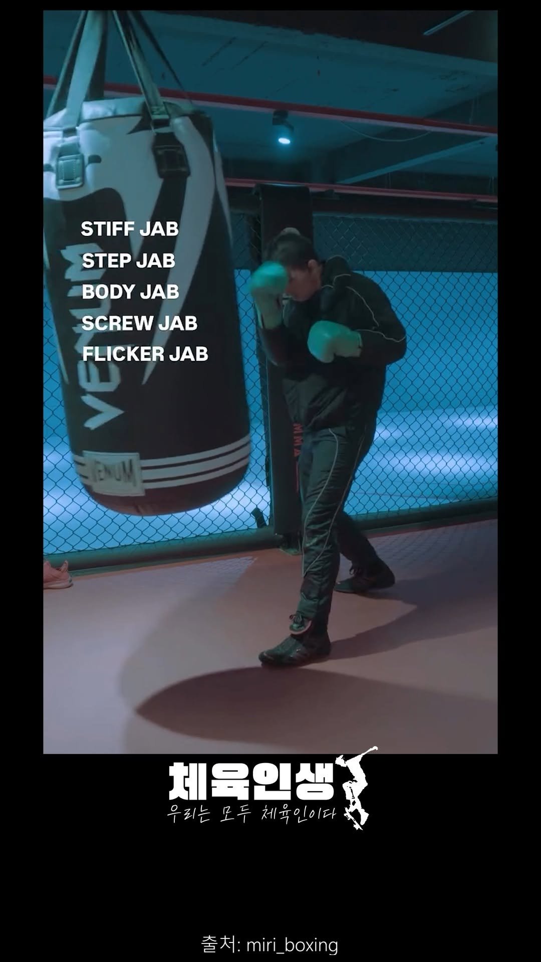 sports_l_i_f_e_ 게시물 이미지: 1️⃣ 스티프 잽 (Stiff Jab)
💥 강하게 찌르듯 내미는 직선 잽!
상대의...
