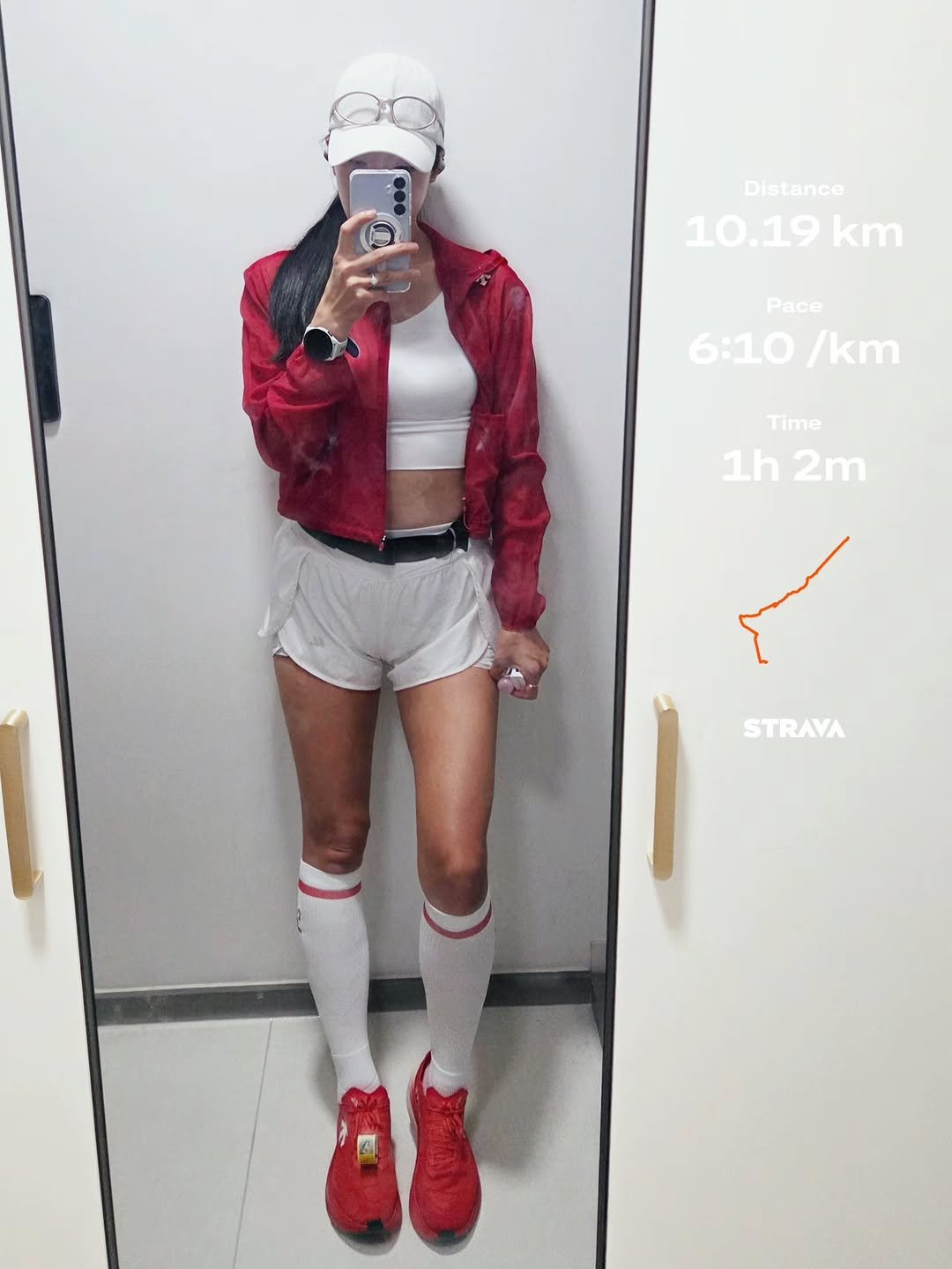 sportsdiary_eun 게시물 이미지: 어제의 러닝
즐거워꾼 ❤️ 
레드레드 ❤️❤️

내가 좋아서 산 내돈내산...