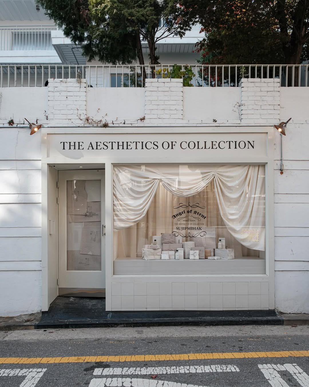 Photo shared by 스팟에디터 | 카페•스테이•디자인 스팟 on December 15, 2025 tagging @sujipmihak. May be an image of curtains, display case and text.