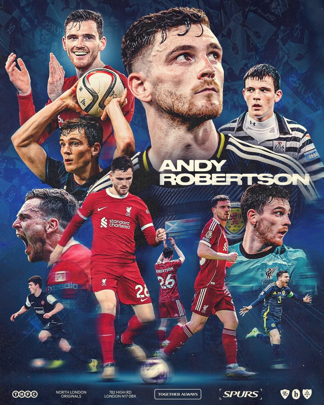 spursofficial 게시물 이미지: Andy Robertson's remarkable footballing...