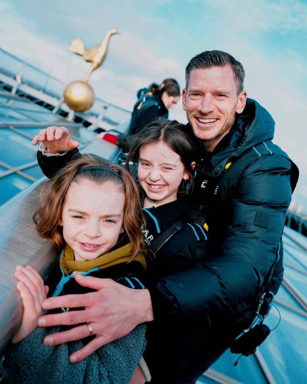 Photo by Tottenham Hotspur on February 18, 2026. May be an image of child, Tower Bridge, the Tower of London and text.