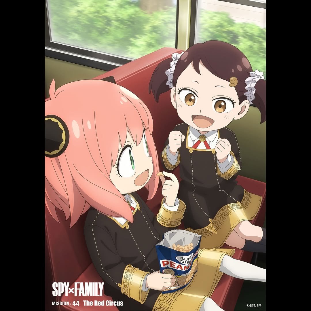 Photo shared by SPY x FAMILY EN on November 15, 2025 tagging @crunchyroll. May be an image of ‎text that says '‎O Gist EUP ااعاد SPYxFAMILY SPY MISSION: MISSIO:44TheRedCircus 44 The Red Circus TEN.SF SFF‎'‎.