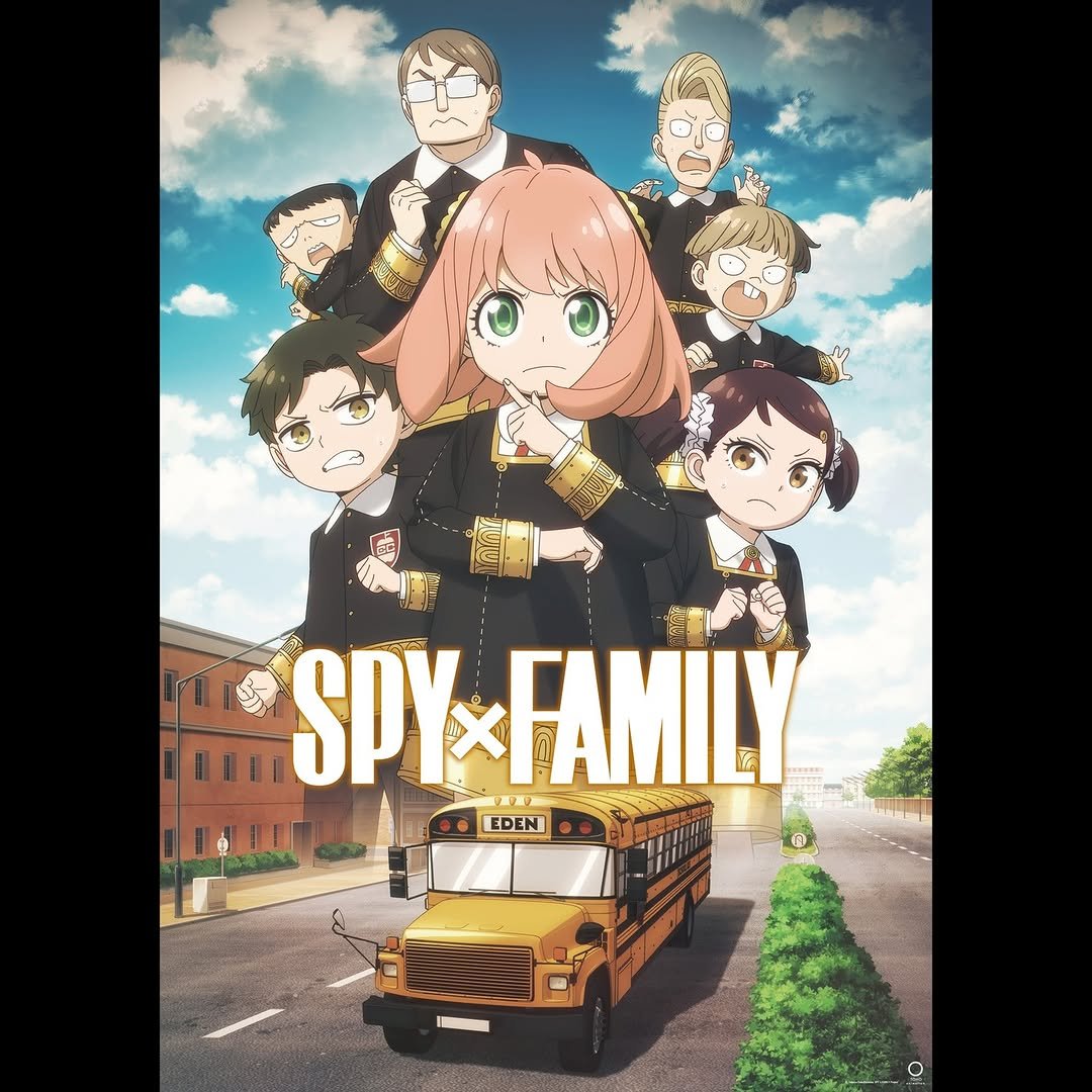 Photo shared by SPY x FAMILY EN on November 08, 2025 tagging @crunchyroll. May be an image of poster and text that says 'AI SPY*FAMILY SPYxF 高. EDEN'.