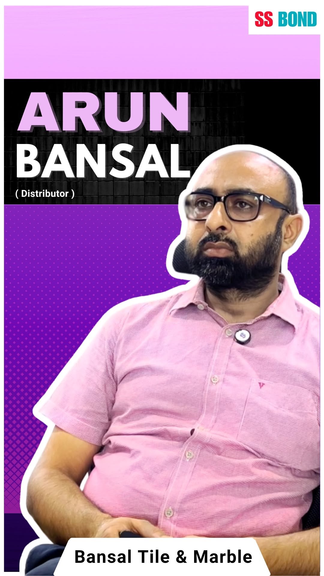 ssbond_india 게시물 이미지: SS BOND Distributor Talk | Mr. Arun Bansal, Ambala