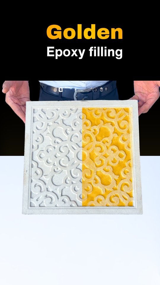 ssbond_india 게시물 이미지: Perfect way to fill Golden Epoxy.