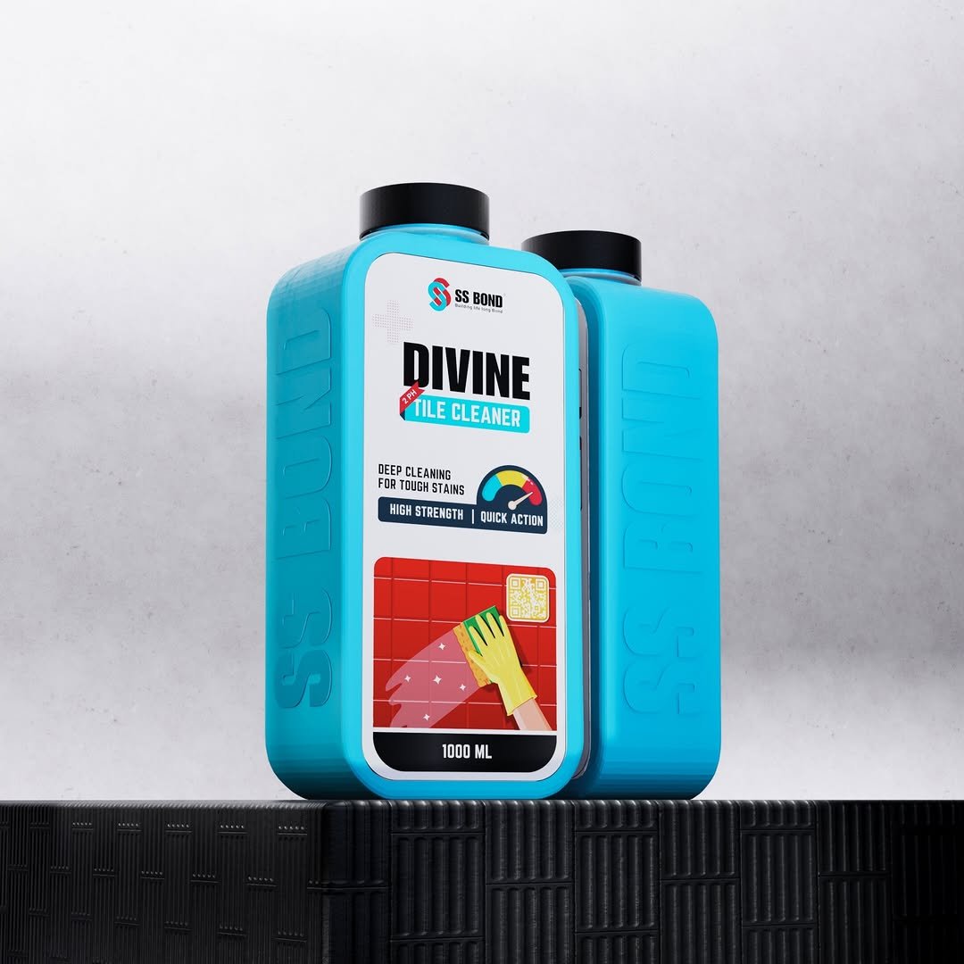 Photo by SS BOND | Tile adhesive, Epoxy & Grout. on January 25, 2026. May be an image of hair product, canister, battery, water bottle, auto part and text that says '12 SS BOND 유백바산럽8~ DIVINE TILE CLEANER ILECLEANER DEEP CLEAHING FORT STAINS HIG HIGH STRENBTH QUICK CTIOM 1000 000 ML ML'.