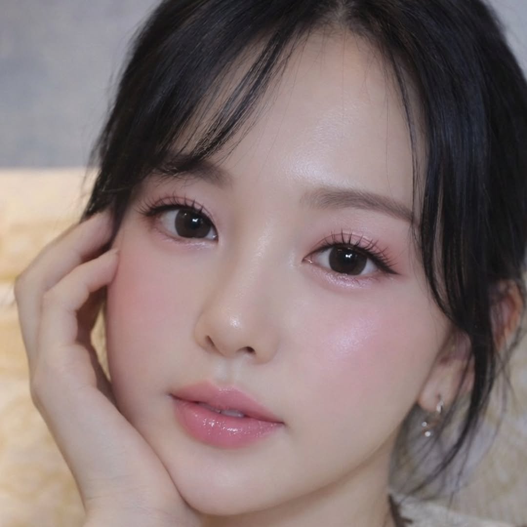 Photo shared by 슈쌤 on January 16, 2026 tagging @sshoosam, and @shu_shonefrau. May be a closeup of one or more people, makeup, hair, lipstick and text.