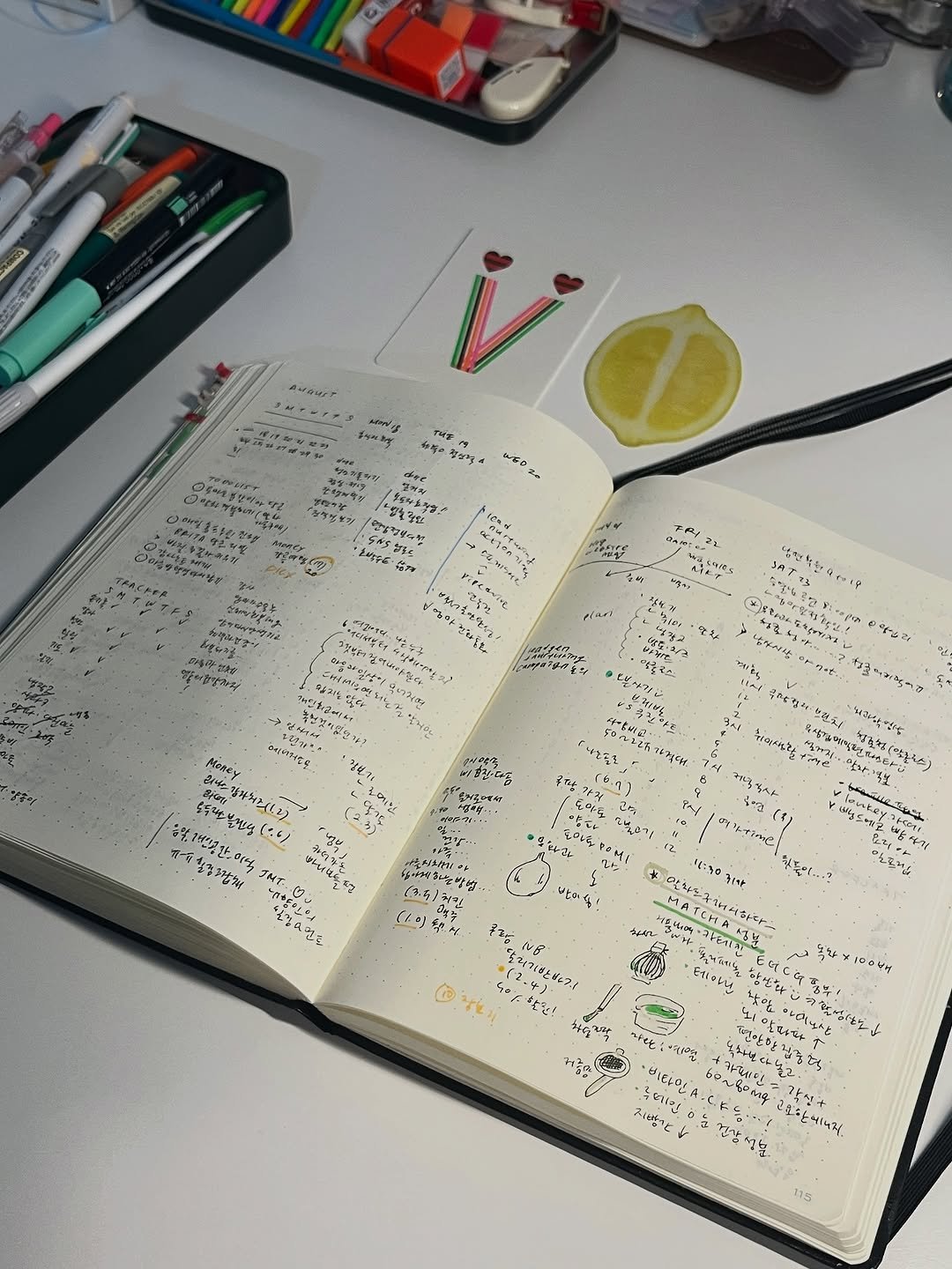 Photo by sso | 나를 잘 쓰는 삶 Everyday myday on August 24, 2025. May be an image of diary, book, sketch, marker, pen and text.
