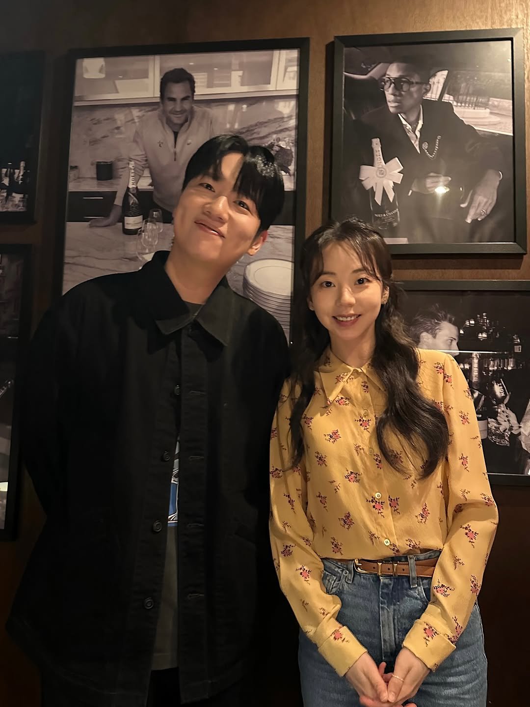 Photo shared by 안소희 on October 16, 2025 tagging @hanhae1990. May be an image of one or more people, top and text.