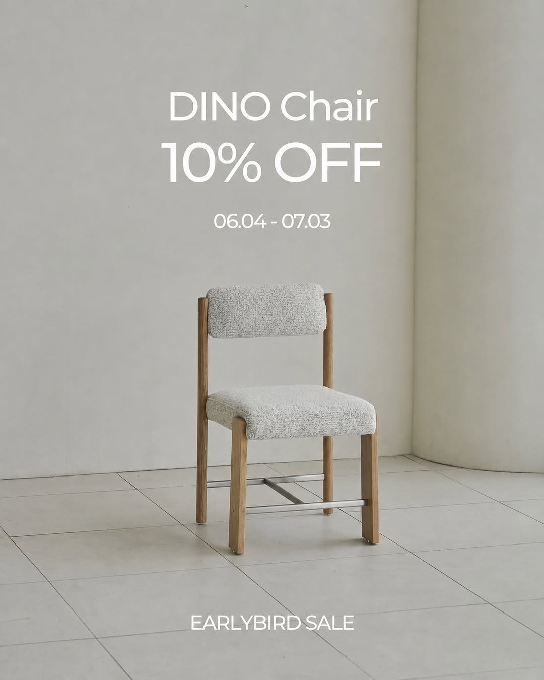 ssome_n_deco 게시물 이미지: l ᴅɪɴᴏ ᴄʜᴀɪʀ🤍

부클레, 애쉬 원목, 무광 스테인리스
상반된 매력의...