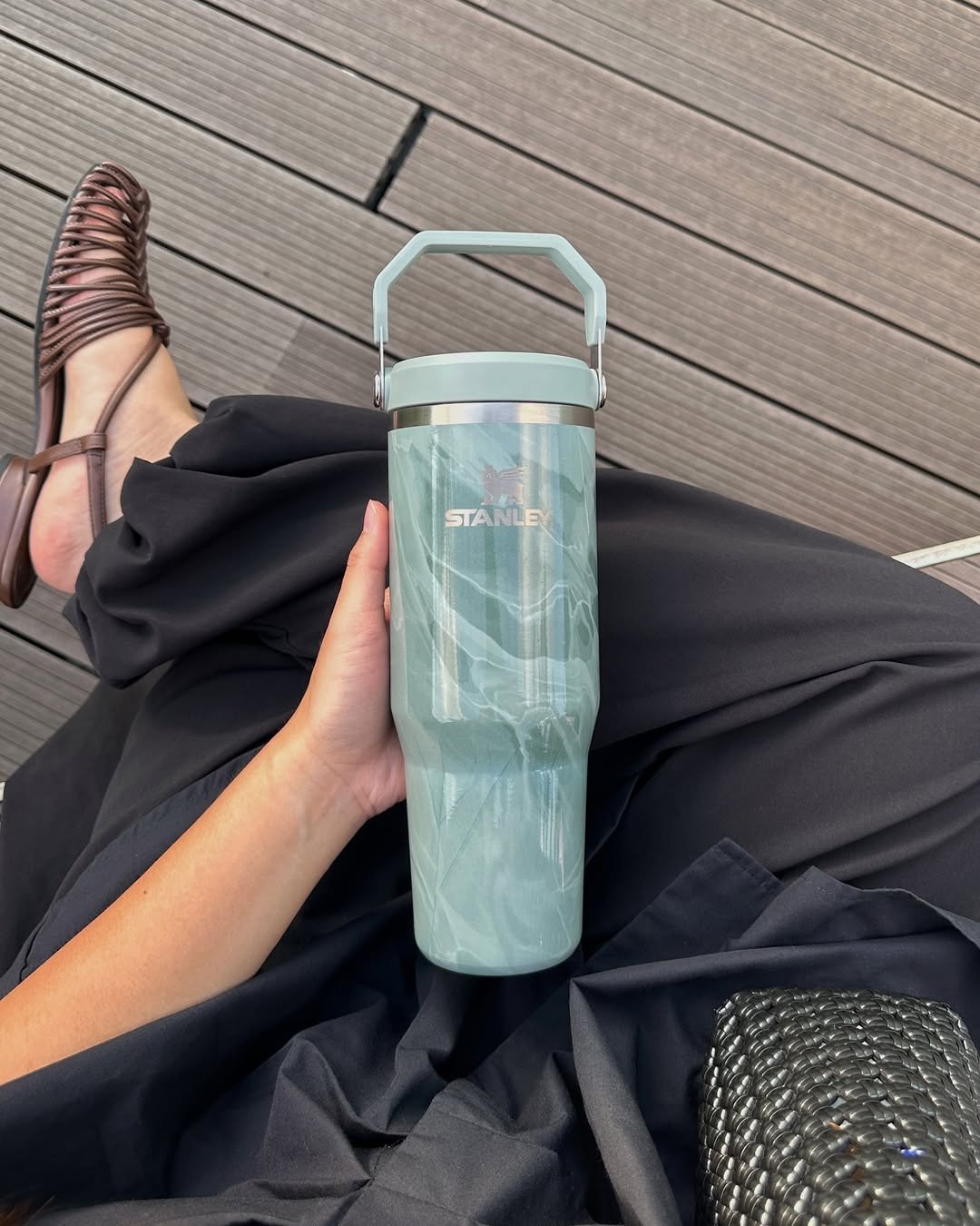 Photo by Stanley Indonesia on April 01, 2026. May be an image of water bottle, cup, flask, shaker, cornflower and text.