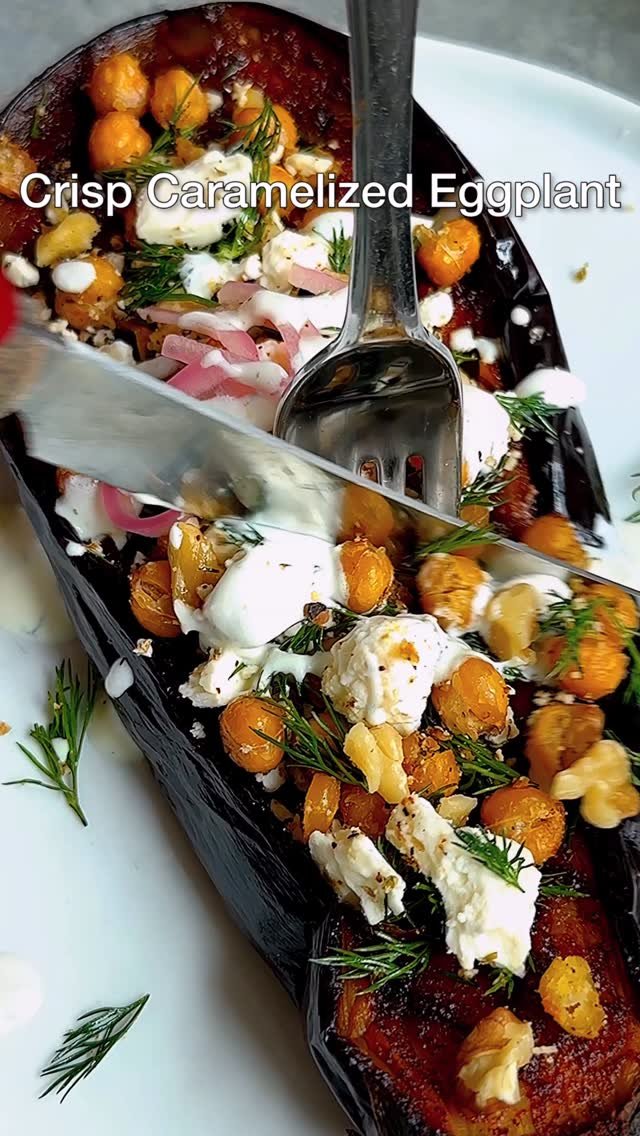 starinfinitefood 게시물 이미지: CARAMELIZED HONEY-PAPRIKA EGGPLANT WITH CRISP...