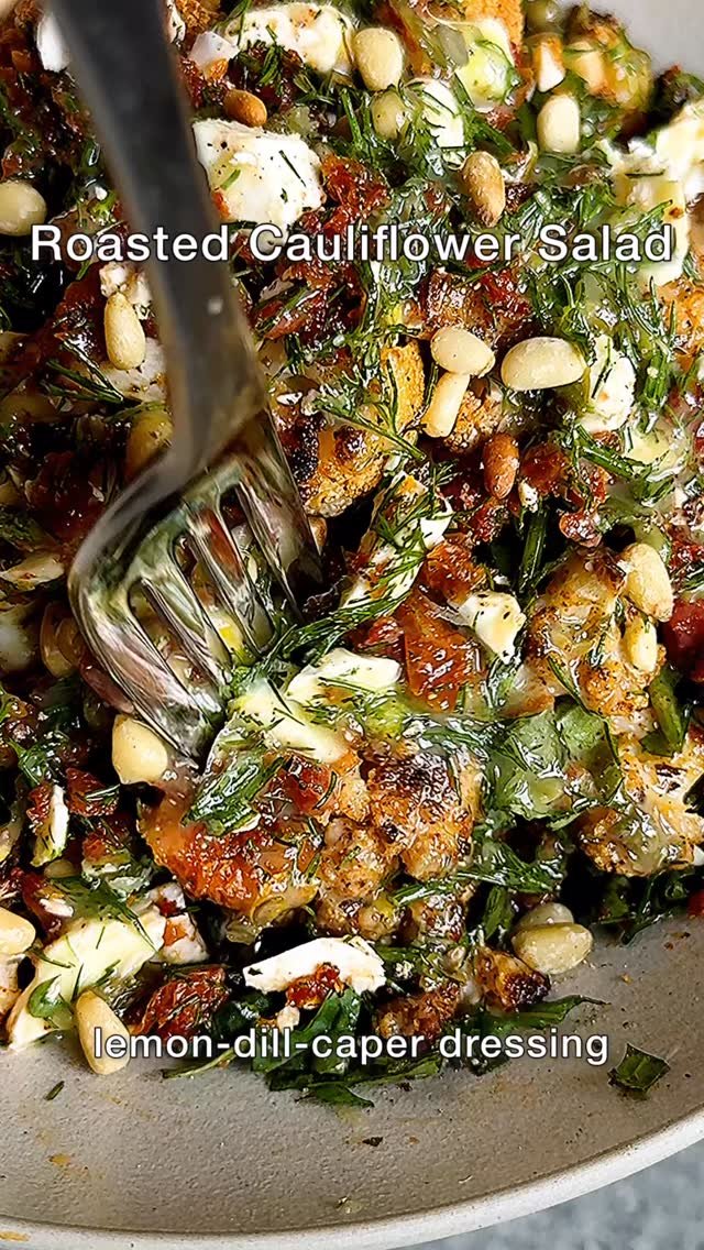 starinfinitefood 게시물 이미지: CAULIFLOWER SALAD WITH LEMON-DILL-CAPER...