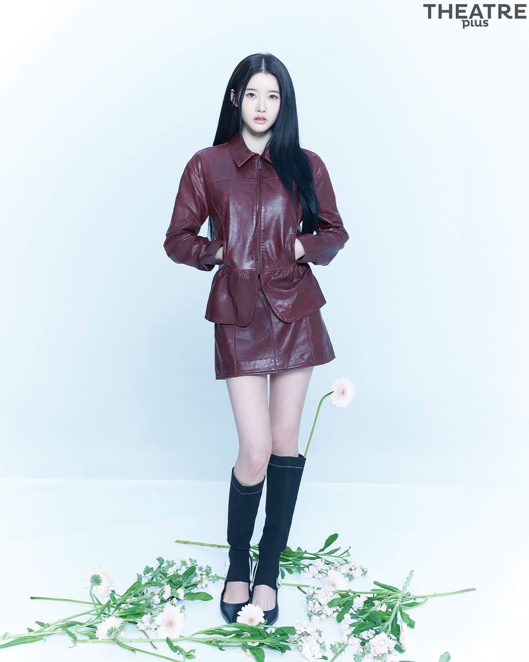 Photo shared by STAYC(스테이씨) on April 14, 2026 tagging @hermesieunn. May be an image of one or more people, makeup and text.