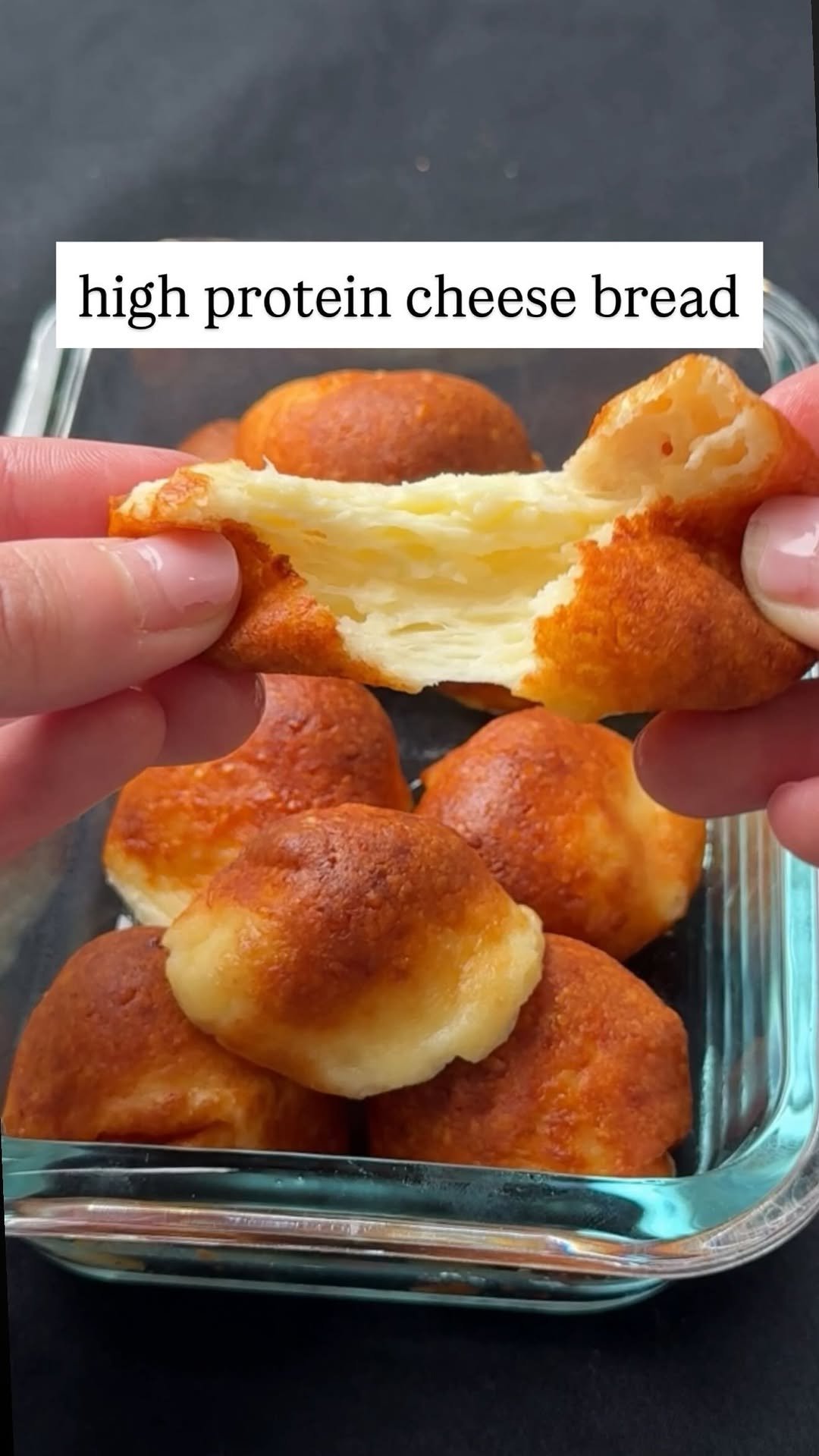 steakandbuttergal 게시물 이미지: 2-INGREDIENT CHEESE BREAD w/ 50 grams of...