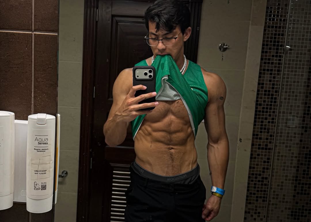 Photo by Shane Stoffer ( TOGI ) on April 14, 2026. May be a selfie of one or more people, biceps, people bodybuilding and text.