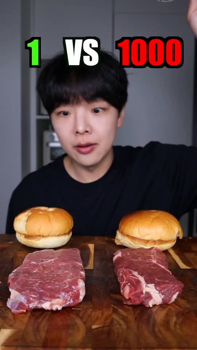 stoneychoi 게시물 이미지: Burger 1 vs 1000 #food