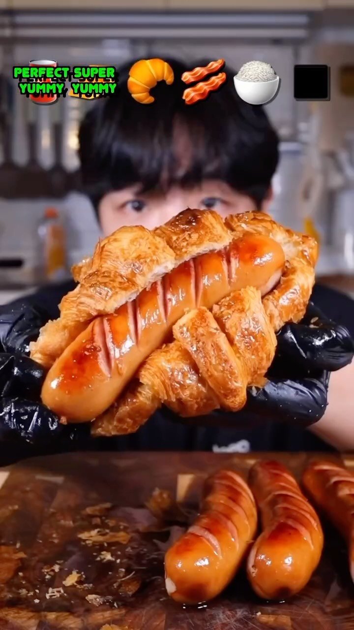 stoneychoi 게시물 이미지: Sausage #mukbang #food #asmr
