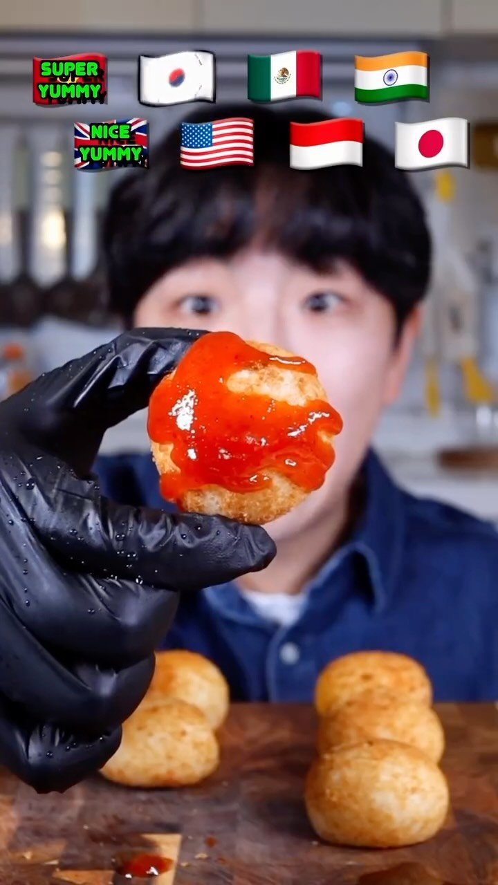 stoneychoi 게시물 이미지: Cheese ball #mukbang #asmr #koreanfood