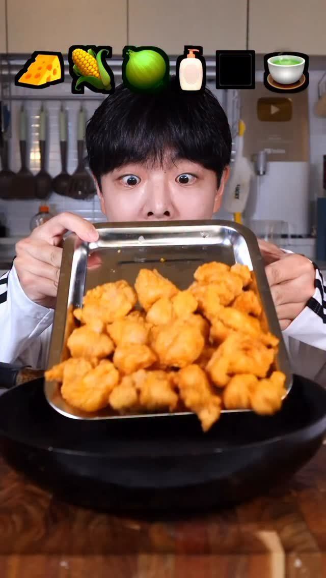 stoneychoi 게시물 이미지: Korean Chicken #mukbang #chicken #asmr