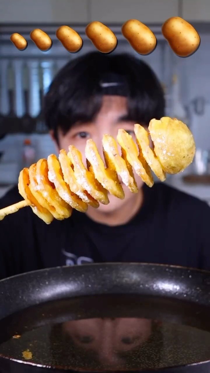 stoneychoi 게시물 이미지: fries #challenge #mukbang #potato