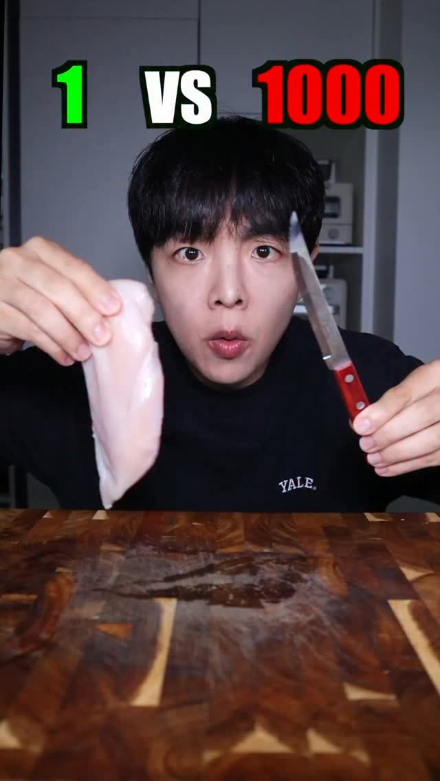 stoneychoi 게시물 이미지: Chicken 1 vs 1000 #food #cooking #foodie