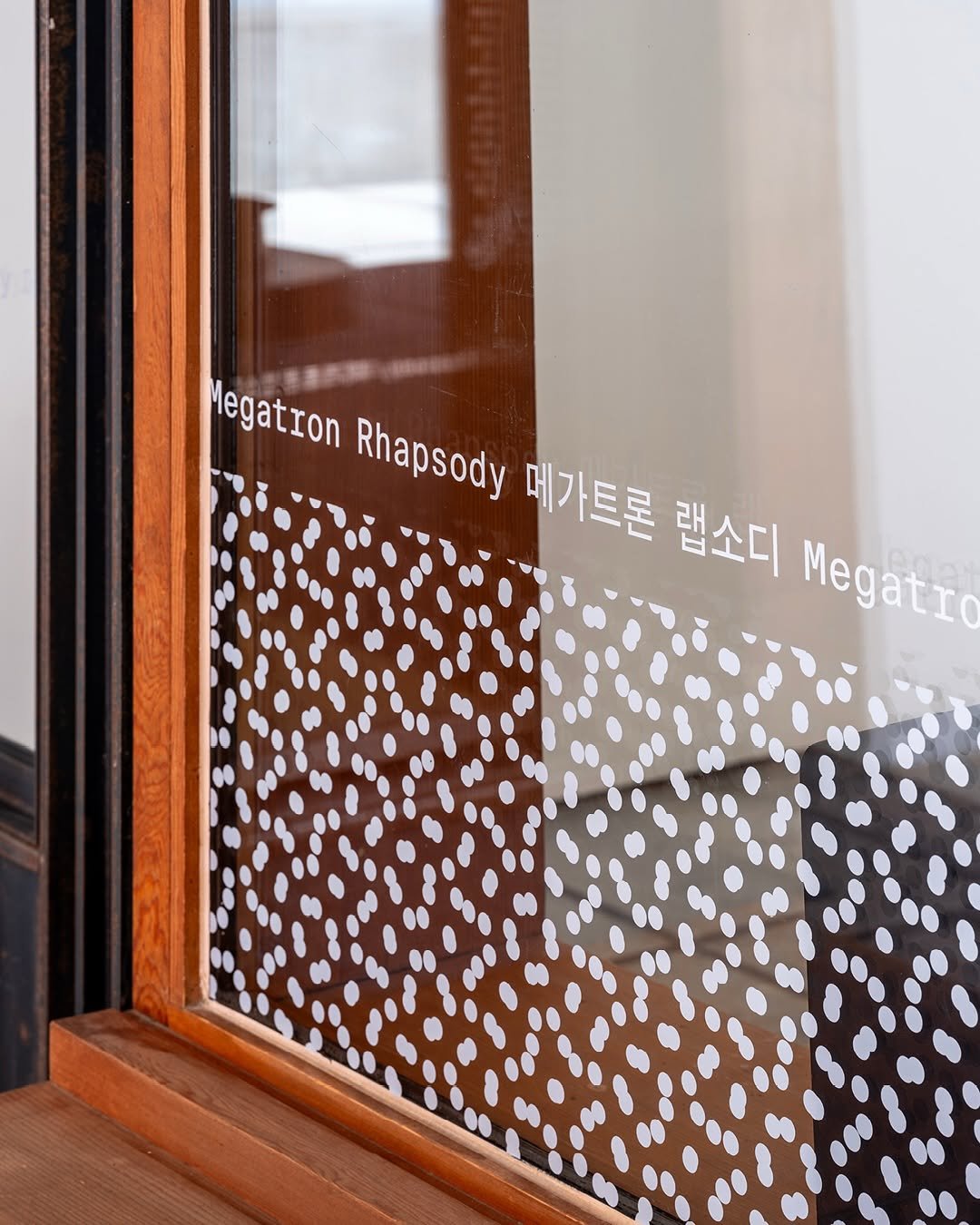 Photo by 프론트도어 front-door on November 02, 2025. May be an image of display case, door and text that says '非意5加 CSDGN Megation Rhapsody 메가트론 랩소디 Megat'.